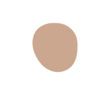 Alfombrilla de ratón con forma de piedra orgánica en piel reciclada color almond, mousepad de diseño natural.