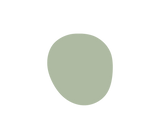 Alfombrilla de ratón con forma de piedra orgánica en piel reciclada color verde pastel, mousepad de diseño natural.