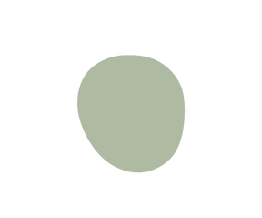 Alfombrilla de ratón con forma de piedra orgánica en piel reciclada color verde pastel, mousepad de diseño natural.