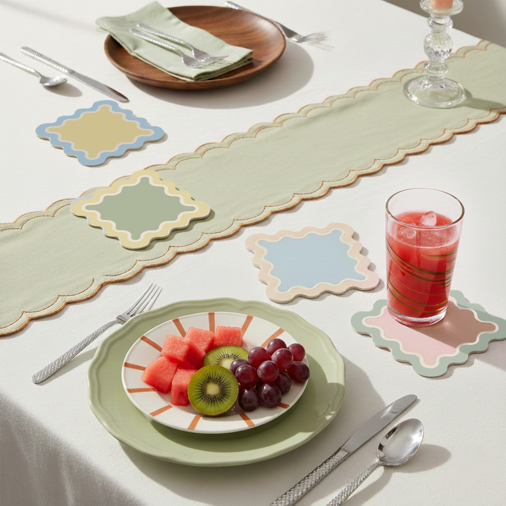 Posavasos cuadrado Ondas (x1)