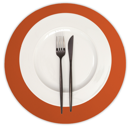 Mantel individual redondo