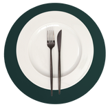 Amazonia Green round placemat