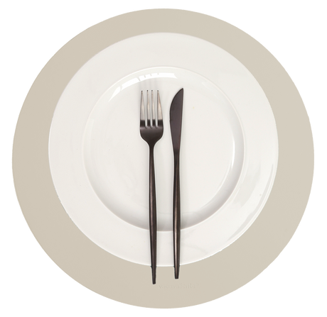 Mantel individual redondo