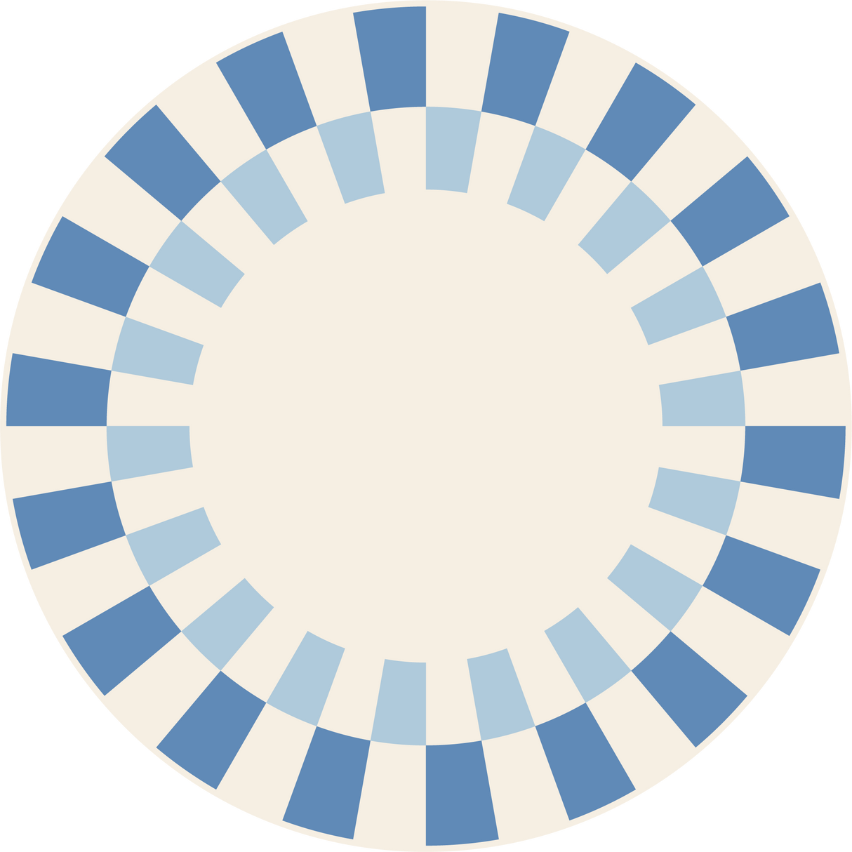 Mantel individual redondo Soleil