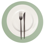 Mantel individual redondo