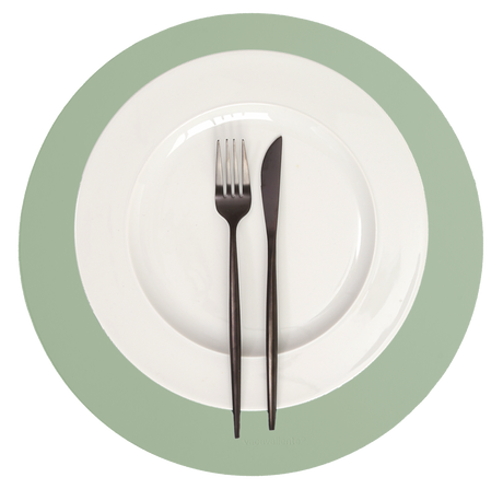 Mantel individual redondo