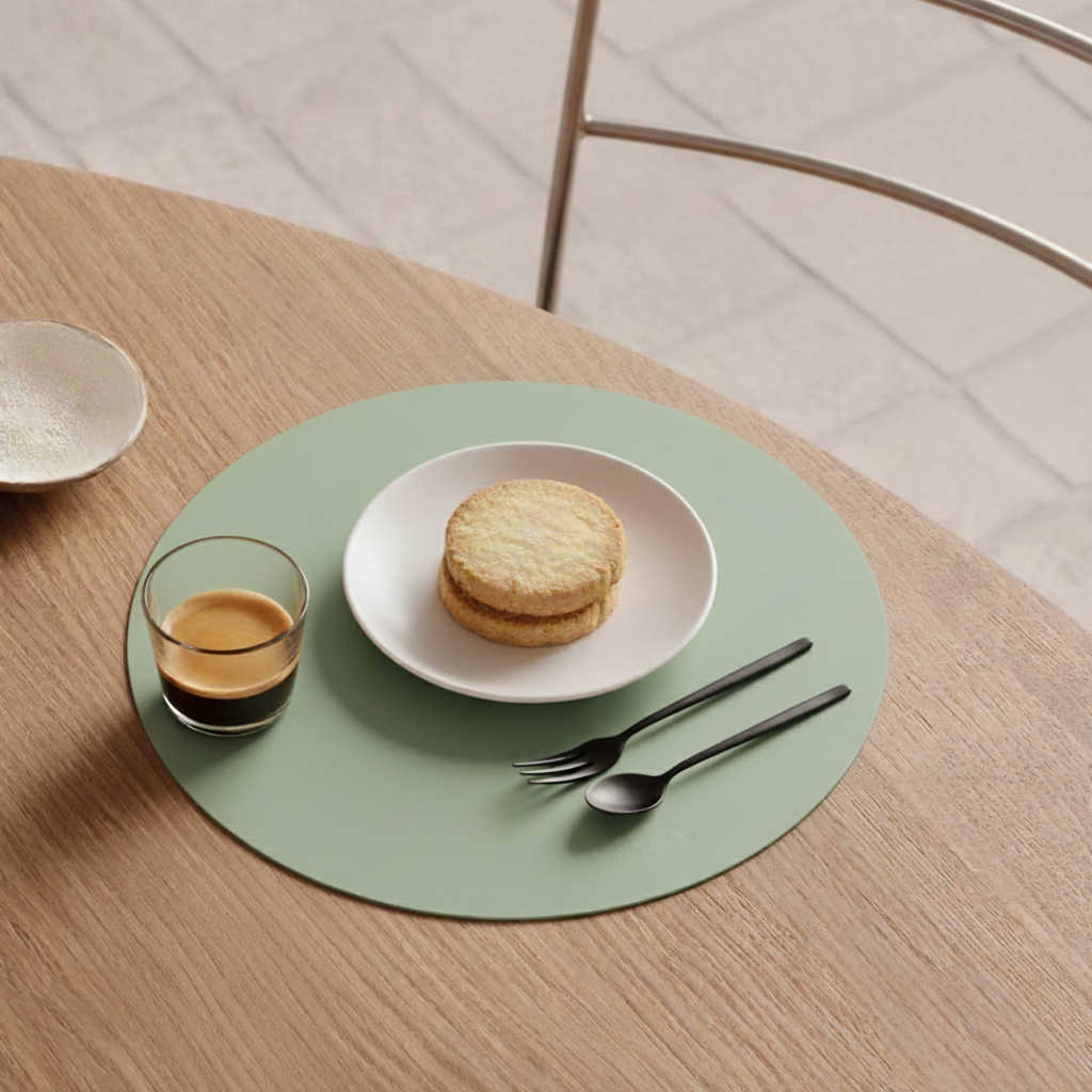 Mantel individual redondo