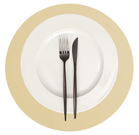 Mantel individual redondo