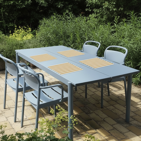 Mantel individual rectangular Rayas