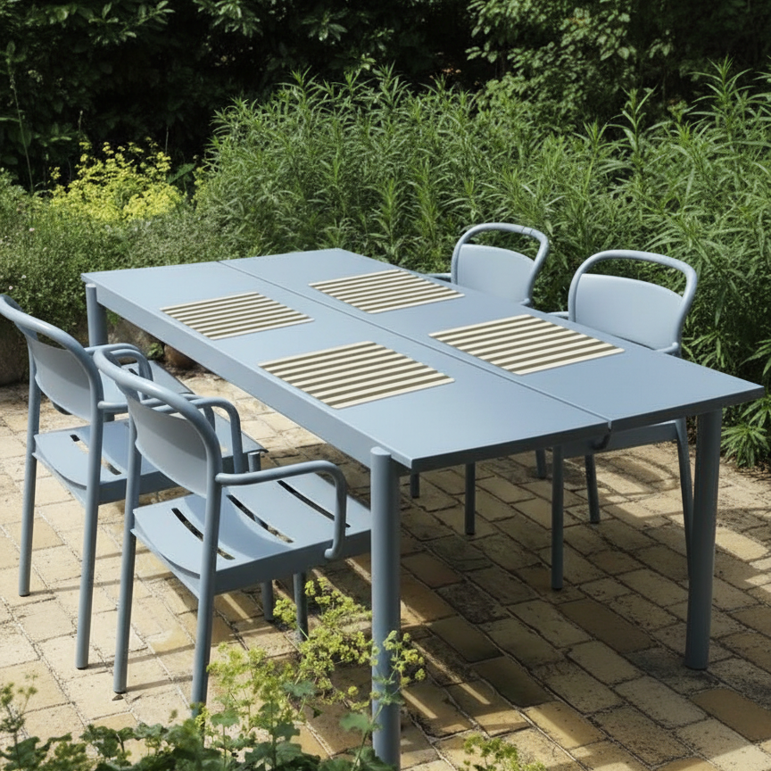 Mantel individual rectangular Rayas