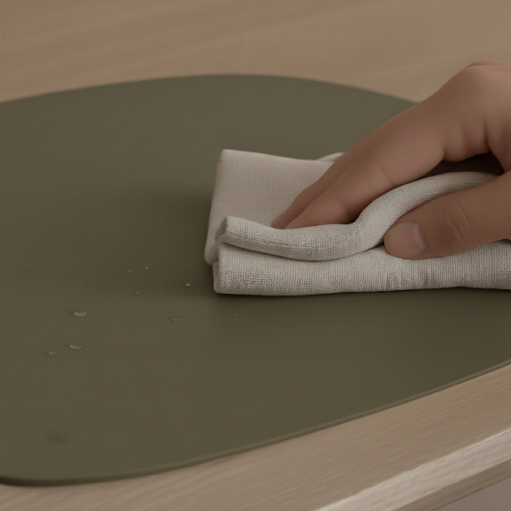 Olive stone placemat