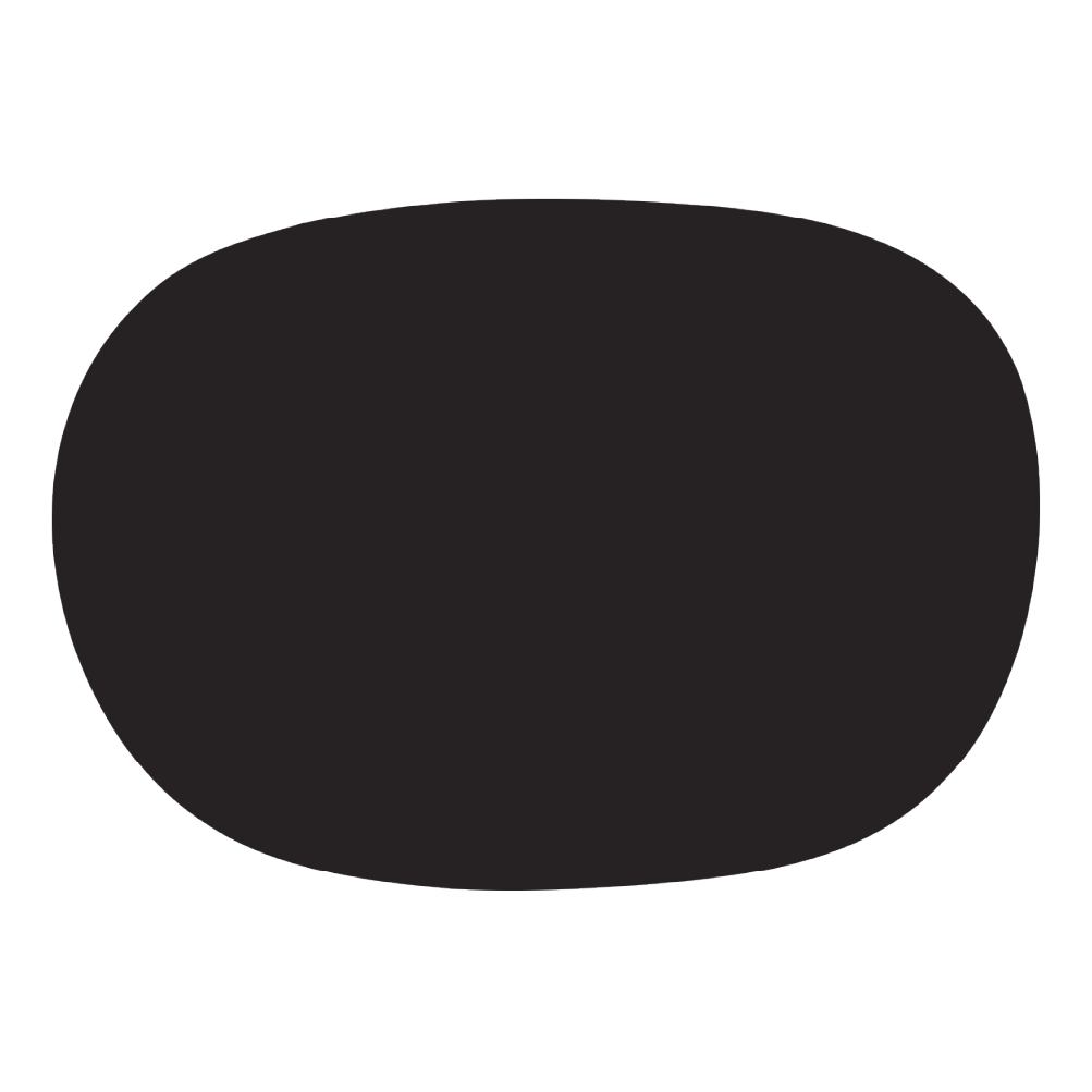 Mantel individual ovalado