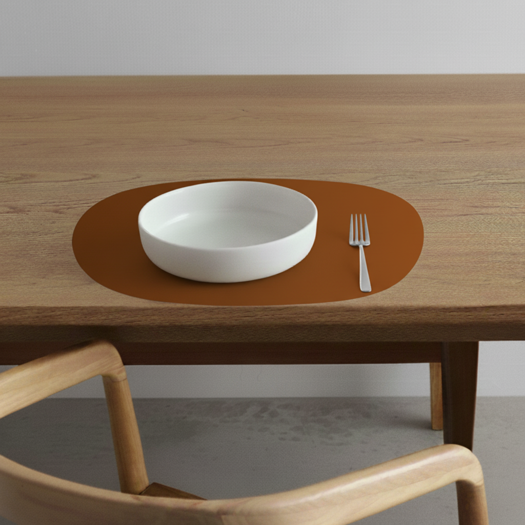 Mantel individual ovalado