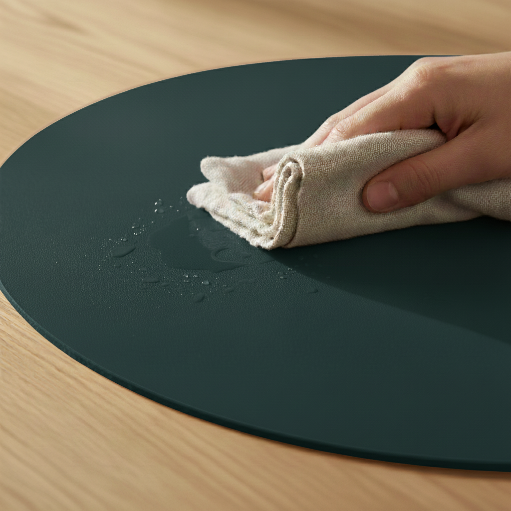Amazonia Green Oval Placemat