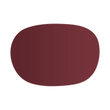 Mantel individual ovalado Merlot