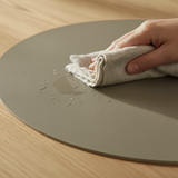 Olive oval placemat