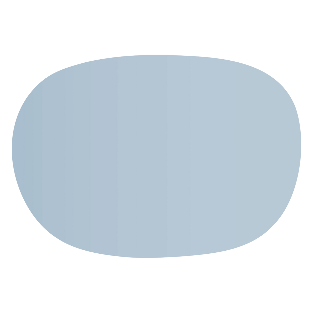 Mantel individual ovalado