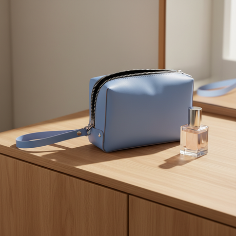 Tall Lichen Blue Toiletry Bag