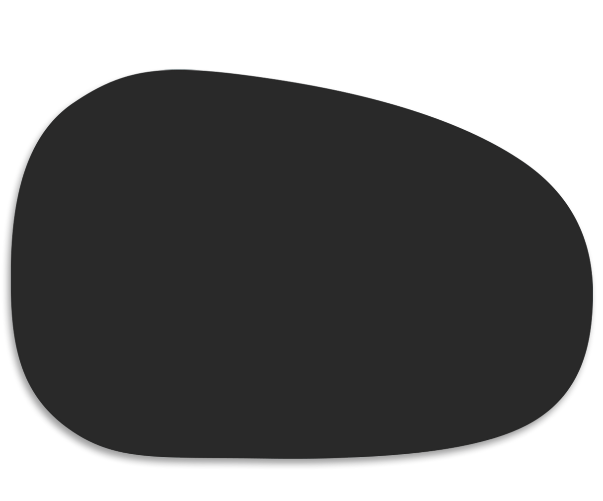 Alfombrilla de escritorio piedra Black