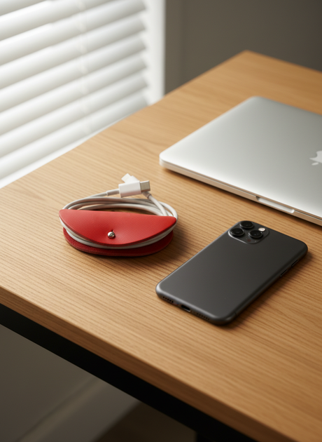 Red Clay Earphone Holder