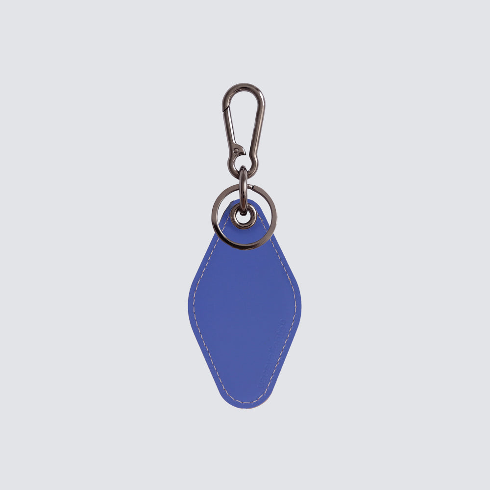 Two-tone diamond keychain
