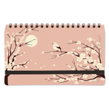 Agenda anual 2025 Plein Air Pocket Sakura Rosa Semanal