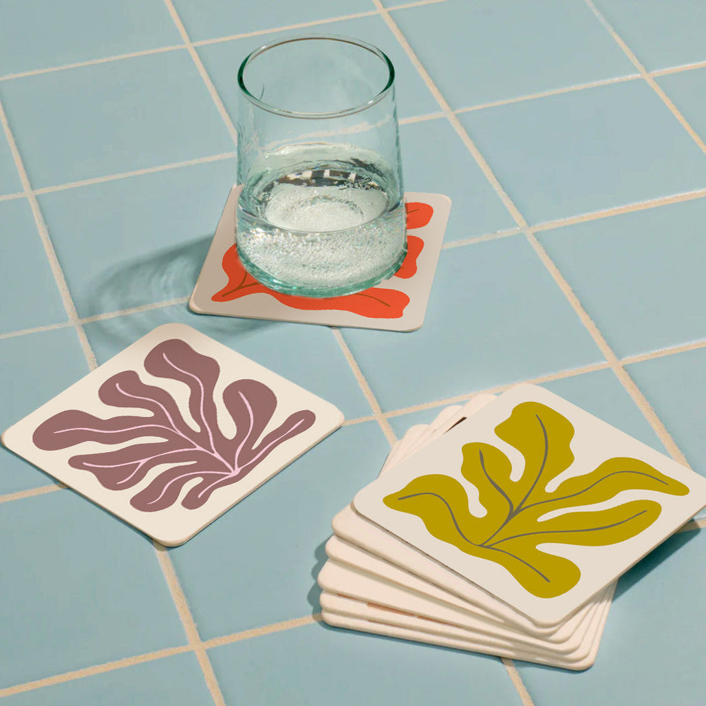 Square seaweed coaster (x1)