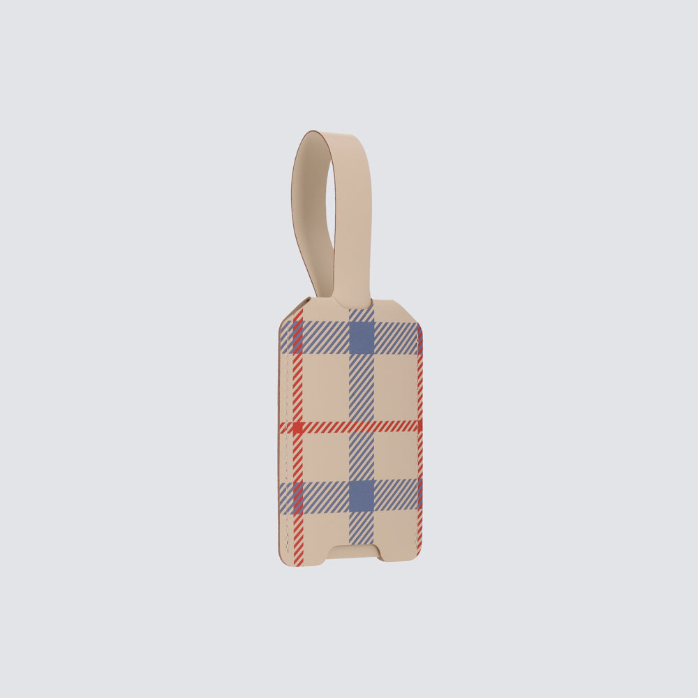 Cover Luggage Tag Tartan