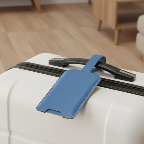 Suitcase tag Cover Lichen Blue