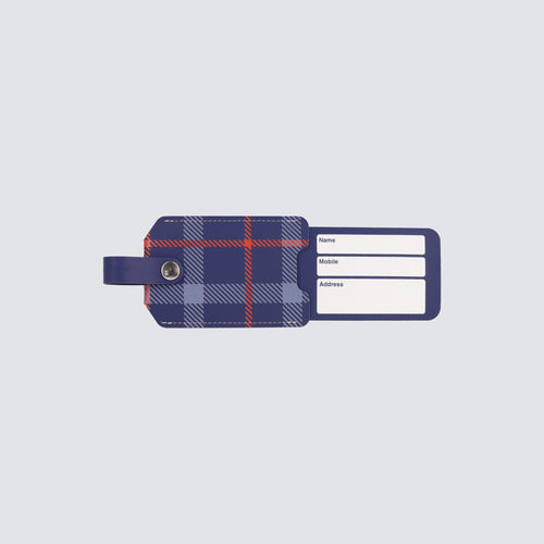 Cover Luggage Tag Tartan