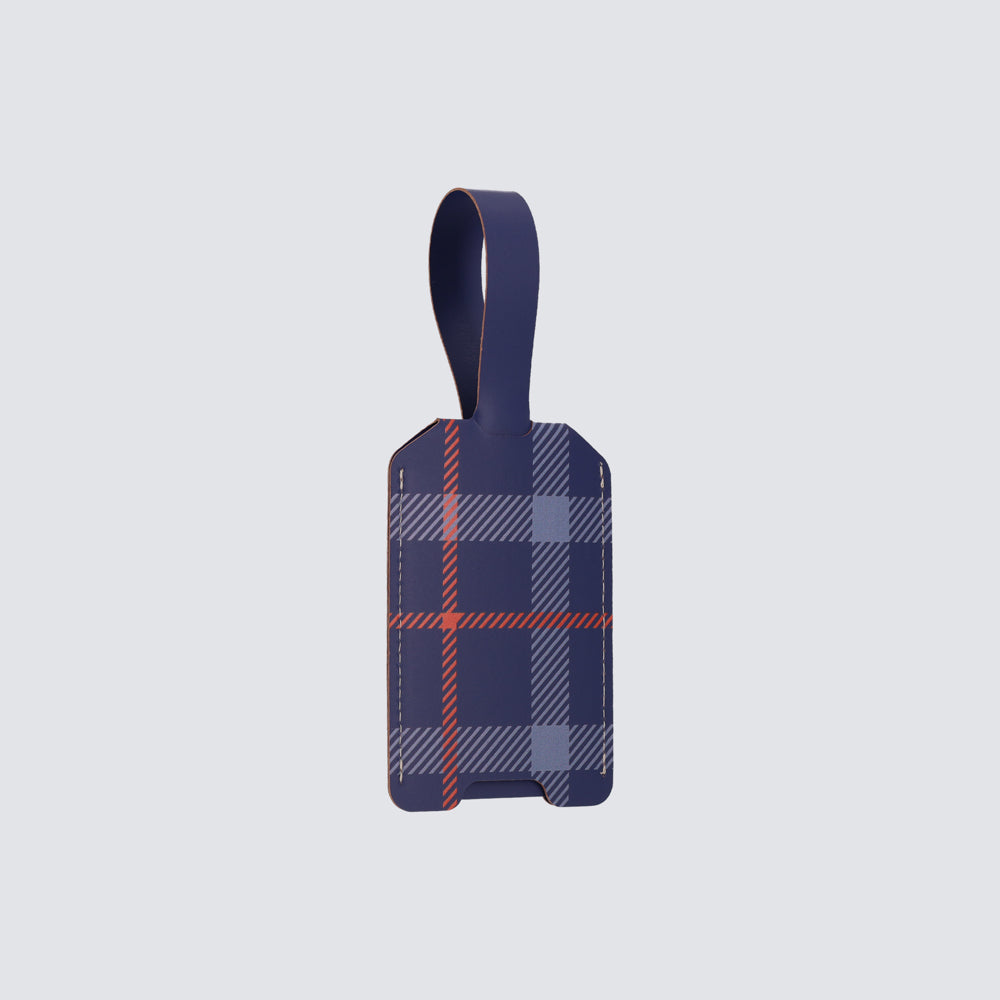 Cover Luggage Tag Tartan