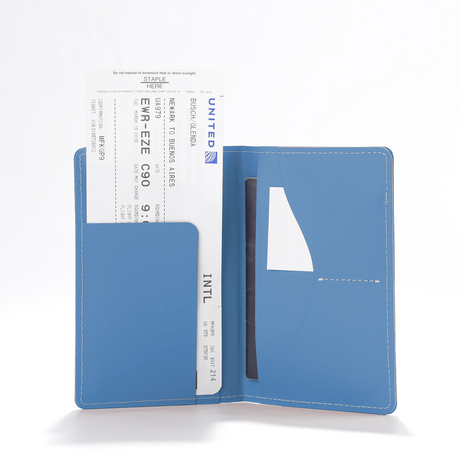 Lichen Blue Passport Holder
