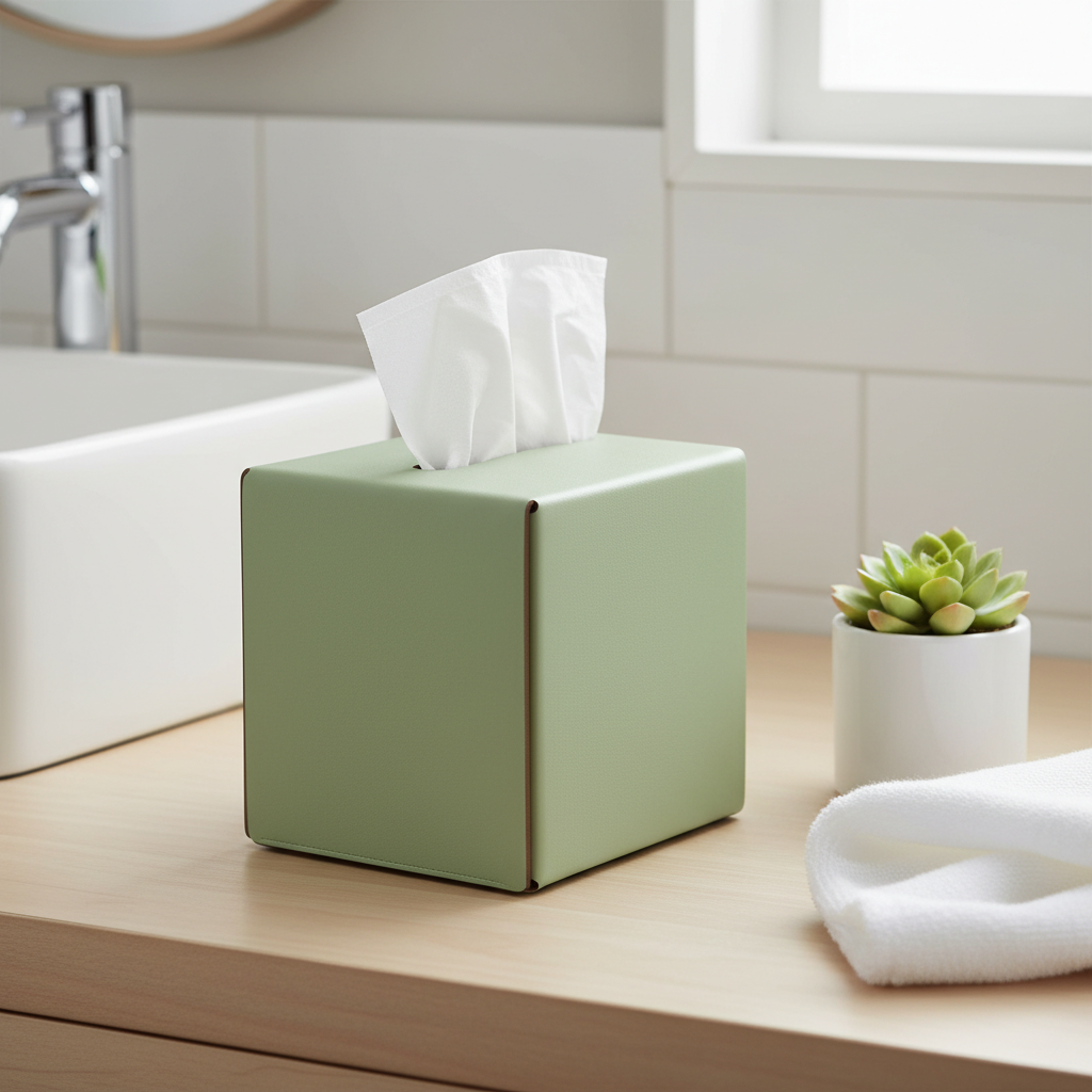 Caja pañuelos cuadrada