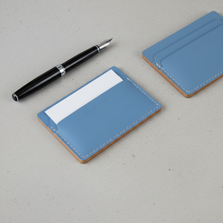 Lichen Blue Card Holder