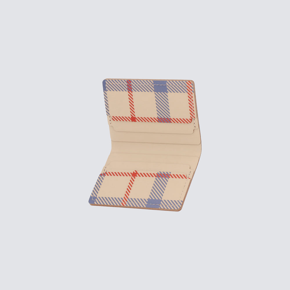 Tarjetero Doble Tartan