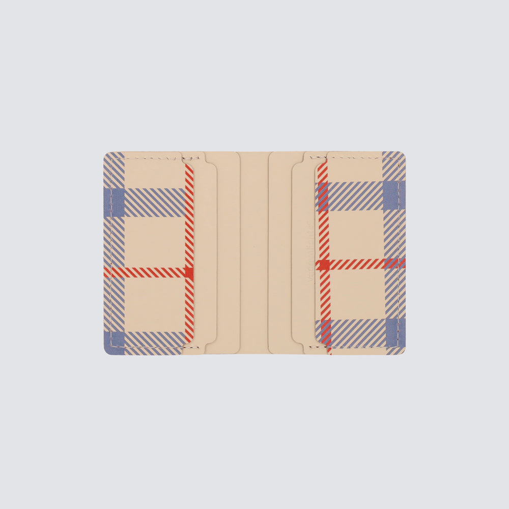 Tarjetero Doble Tartan