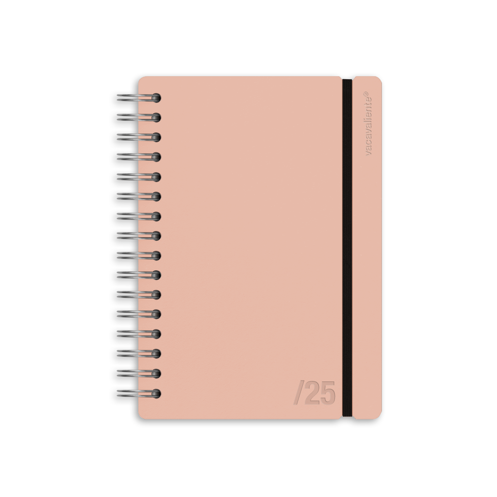 Agenda anual 2025 diaria A5 Colors Rosa