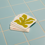 Square seaweed coaster (x1)