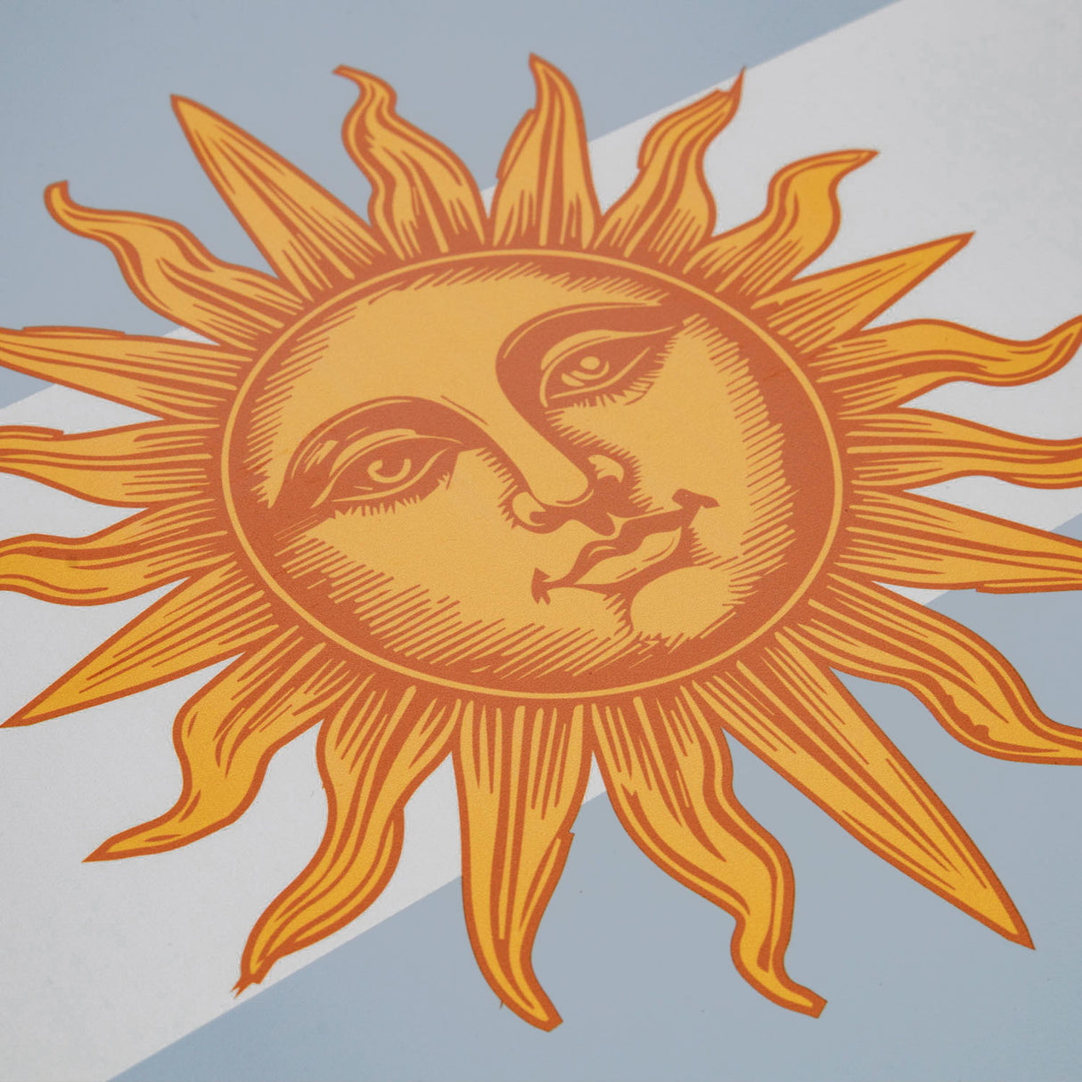 Alfombrilla Escritorio Stone Bandera Argentina