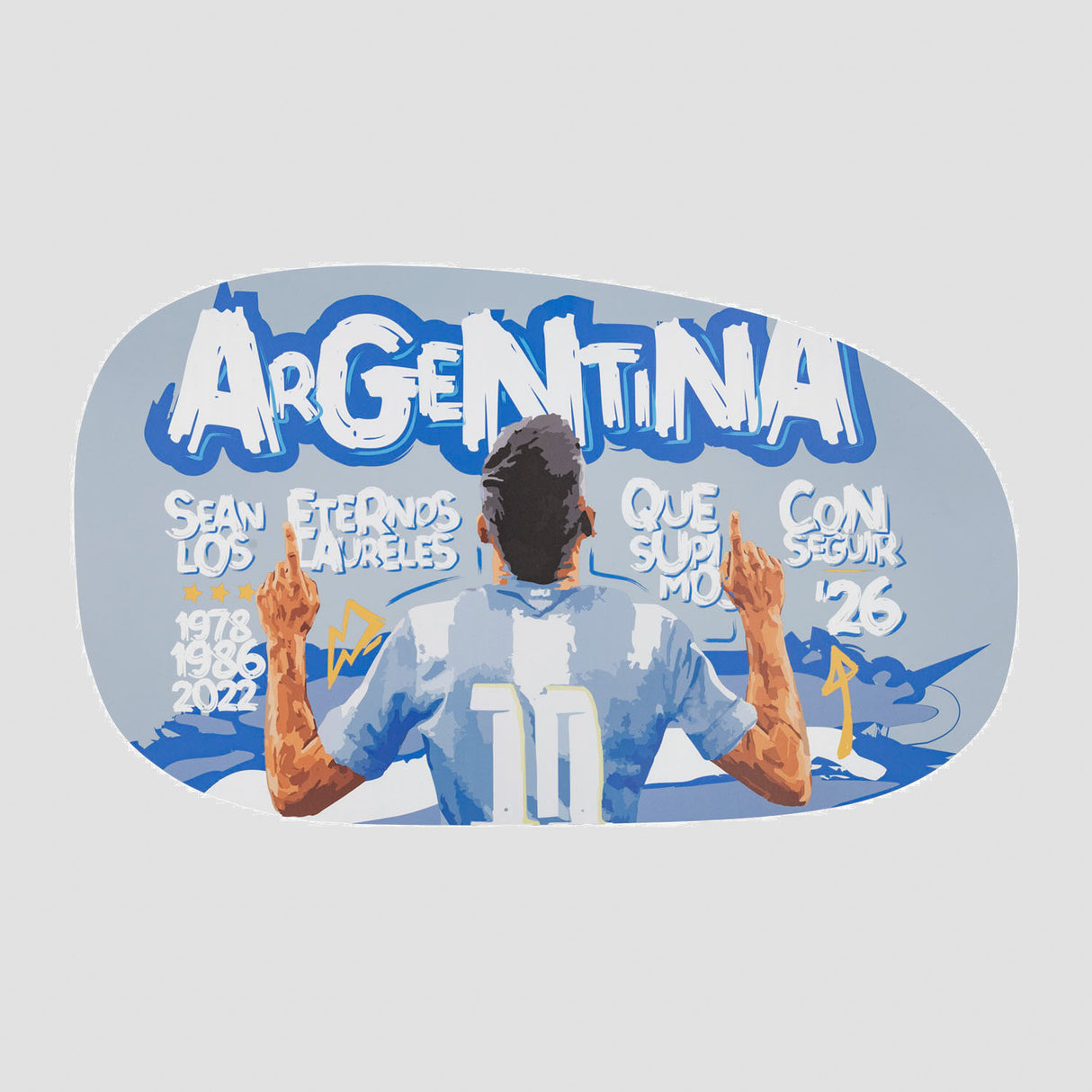 Alfombrilla Escritorio Stone Campeones Argentina