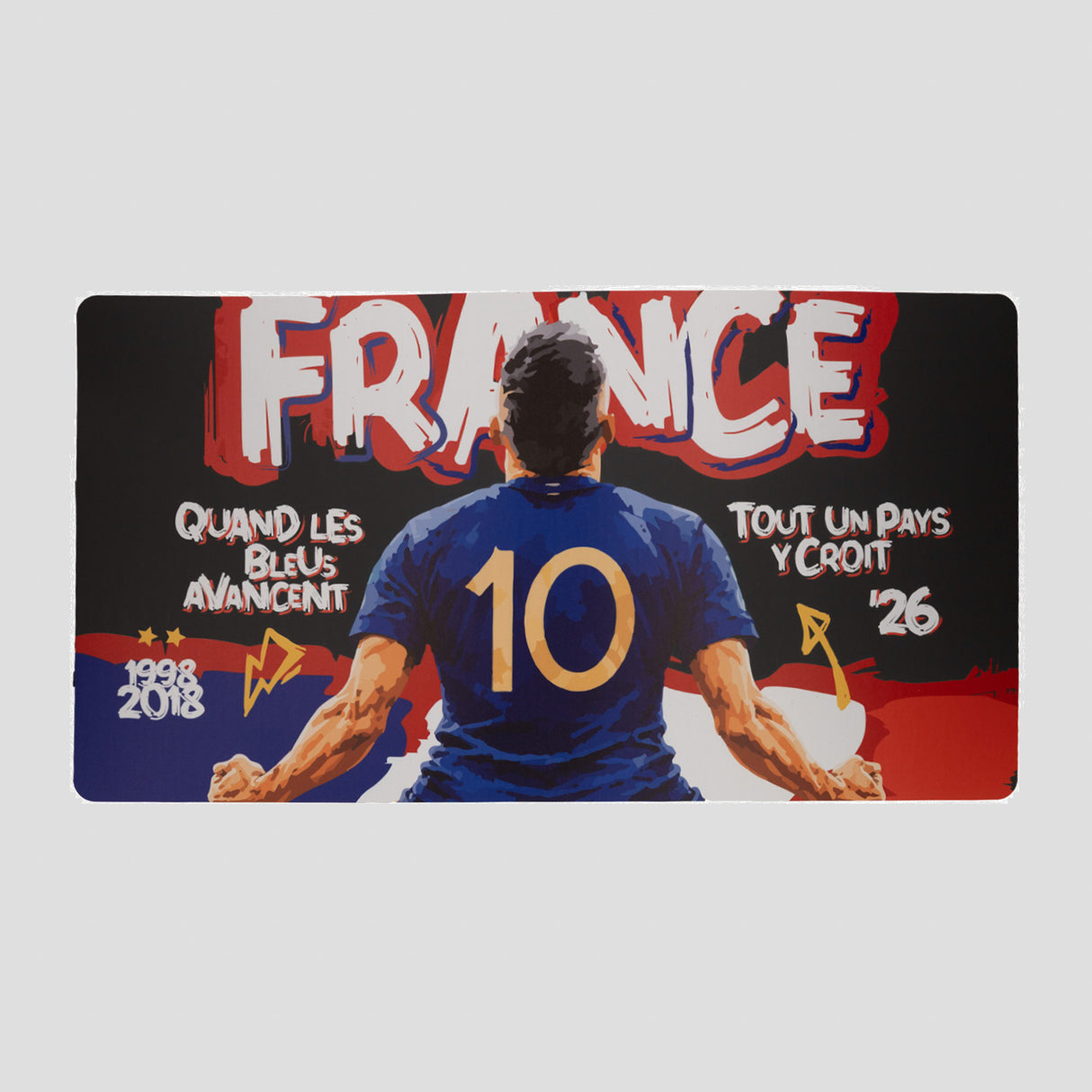 Alfombrilla Escritorio Rectangular Campeones Francia