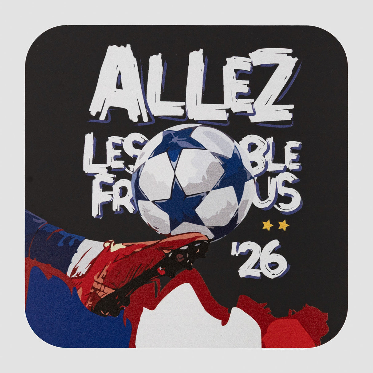 Mouse Pad Cuadrado Campeones Francia