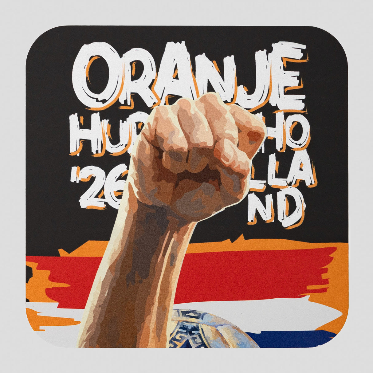 Mouse Pad Cuadrado Campeones Países Bajos