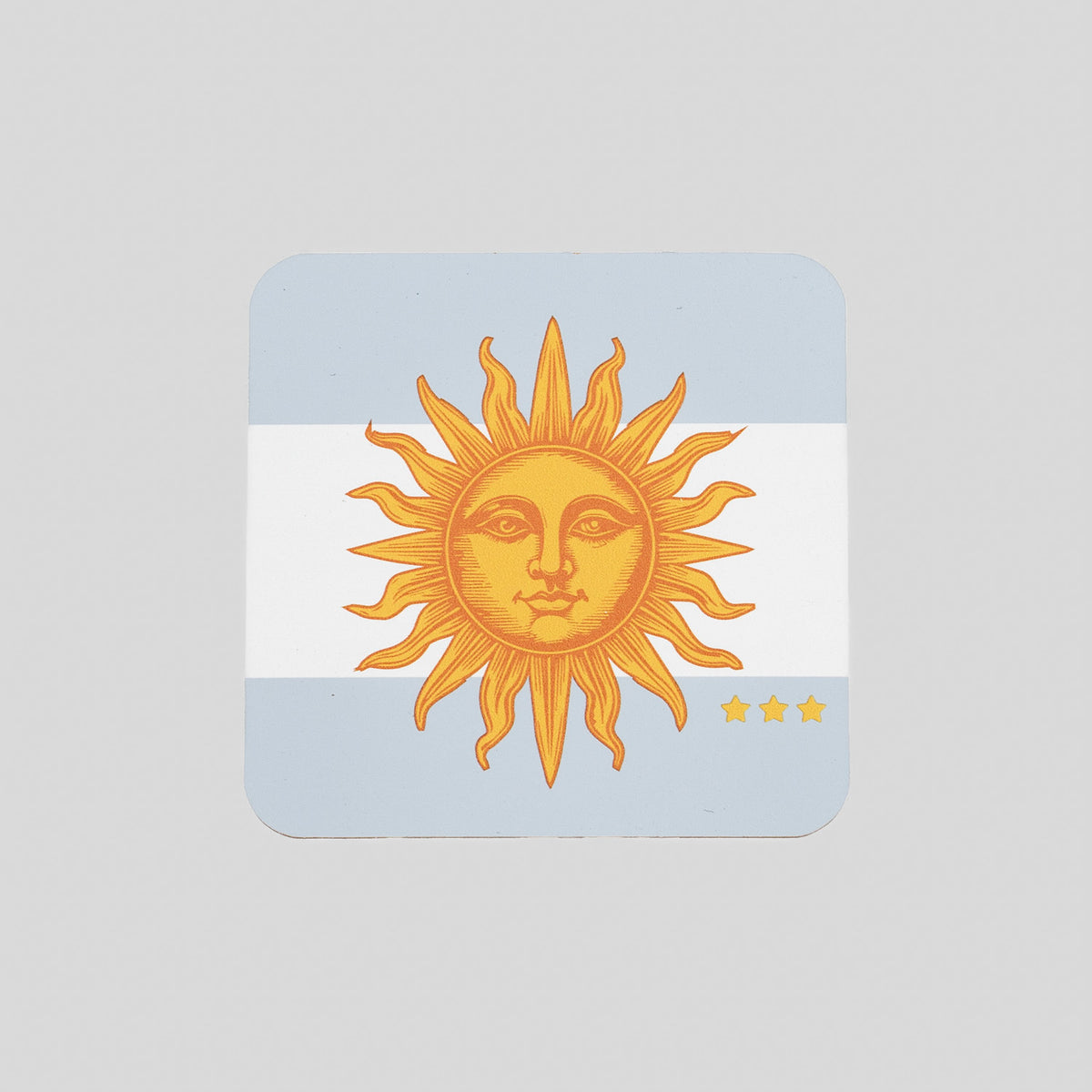 Posavasos Cuadrados Bandera Argentina
