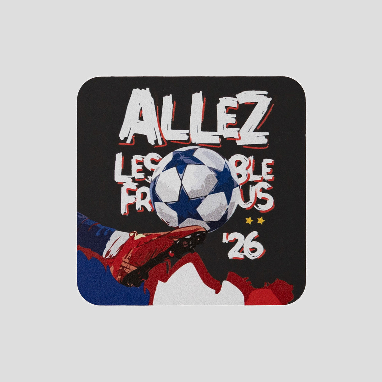 Posavasos Cuadrado Campeones Francia