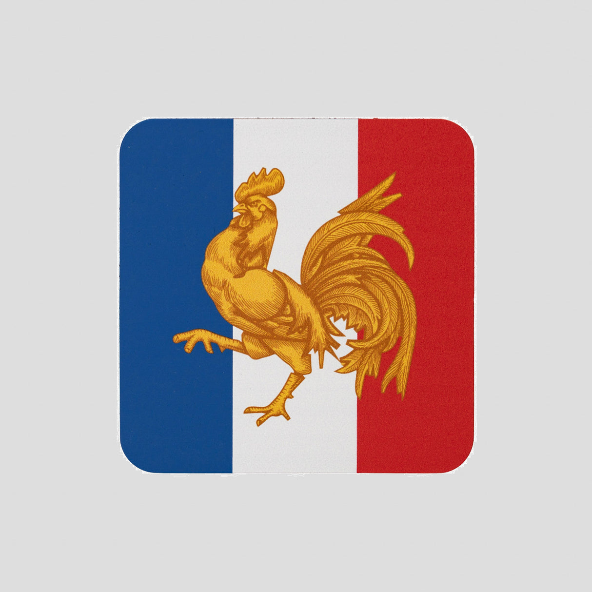 Posavasos Cuadrado Bandera Francia