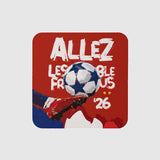 Posavasos Cuadrado Campeones Francia